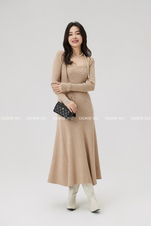 【门店同款】ENJOY冬季“暖冬软糖”浪漫氛围针织裙 168443198 商品图0