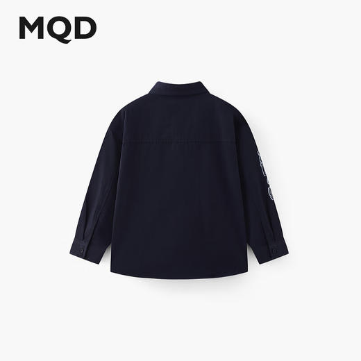 【MQD】童装男童牛仔衬衫冬装儿童加厚保暖翻领外套上衣 商品图1