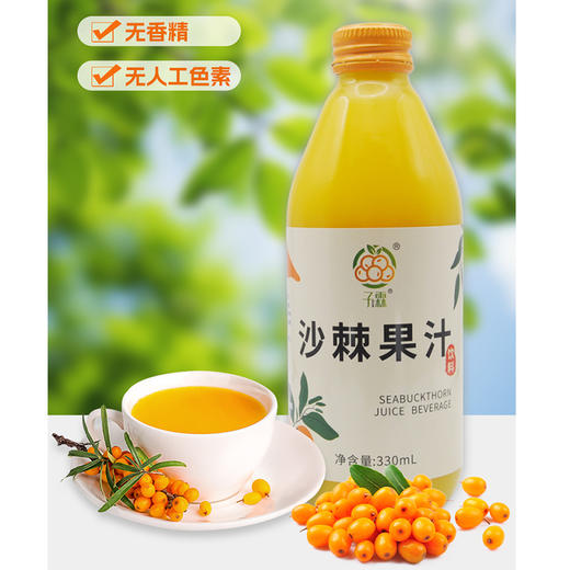 兴合吉供沙棘果汁饮料【330ml*6瓶】 商品图1