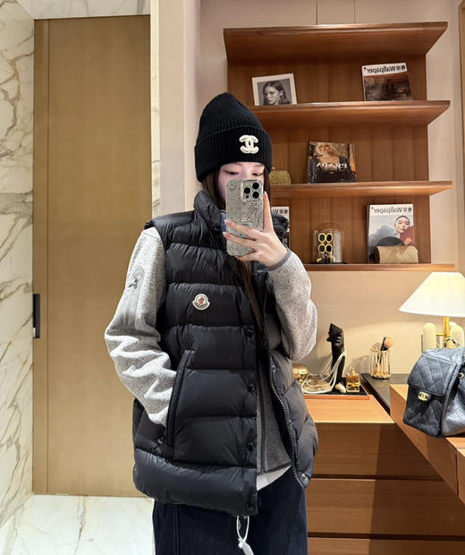 小香羊毛针织冷帽黑色 商品图10