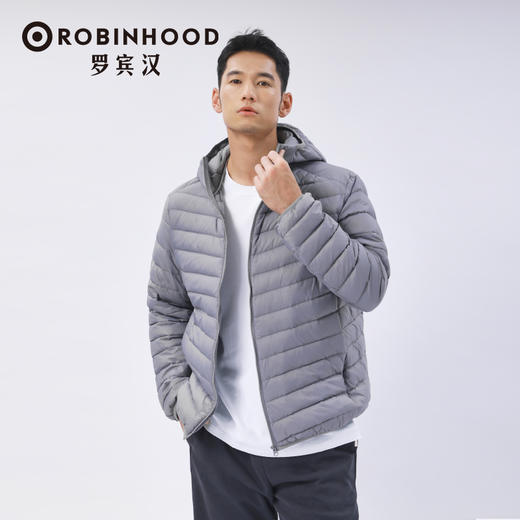 罗宾汉运动情侣款休闲轻薄立领羽绒服-R138Y51132 商品图3