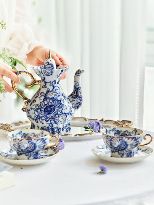 LOMONOSOV 俄皇   凤歌系列咖啡杯子家用高档精致欧式下午茶具套装 商品图1