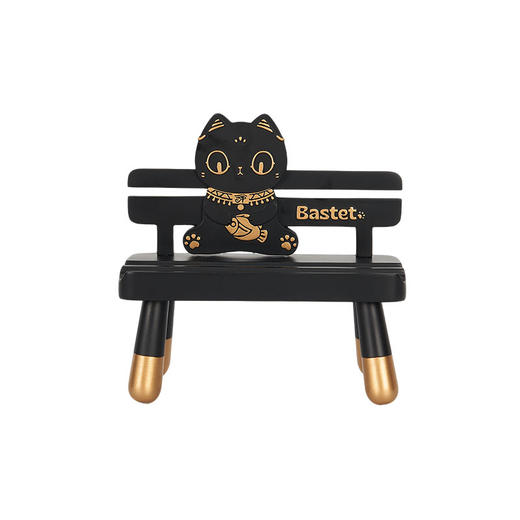 大英博物馆 盖亚·巴斯特系列 萌猫长椅 平板手机支架摆件 商品图4