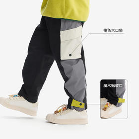 【MQD】[三防]童装儿童加厚休闲裤2025冬季新款裤子男童防风保暖