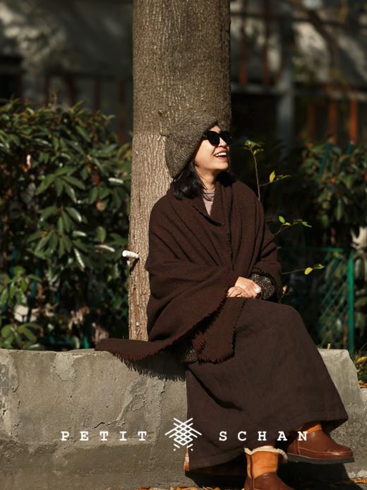 PETIT SCHAN小闪 ACC#050 same origin 牛根生 牦牛绒羊毛披肩盖毯 商品图3