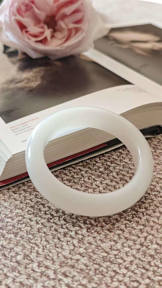 大雪·和田玉手镯【 嘉石群播317】 商品图4