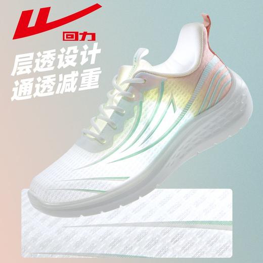 回力女鞋运动鞋2025新款软底减震网面透气网鞋休闲软底轻便跑步鞋 商品图2