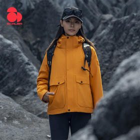 +【乐粉专属】SCALER/思凯乐男女款三合一冲锋衣保暖防水防风耐磨F2416D24