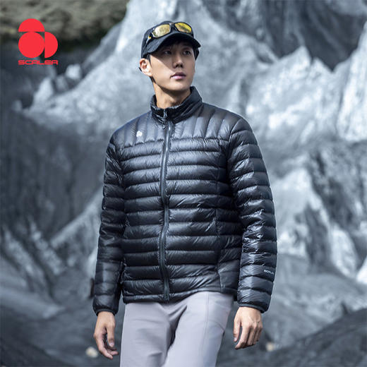 +【乐粉专属】SCALER/思凯乐男女款轻薄鹅绒服挺括防风保暖轻便舒适F6116D57 商品图0