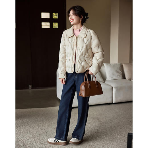 【年终特卖】熙世界【黑科技德绒】双面绒半高领打底衫女秋冬新款内搭T恤上衣 商品图4