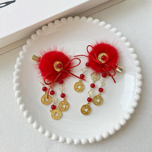 钱币水貂毛流苏对夹HY对夹-纪念日百货门店同款167745477 商品图3