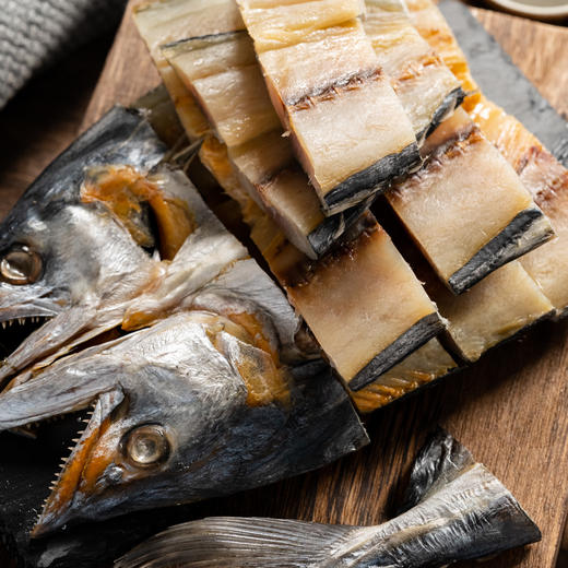 极客鲅鱼干丨鲜鱼腌制  量不多  口感劲道 肉多刺少 咸鲜味美 冷冻保存 商品图6