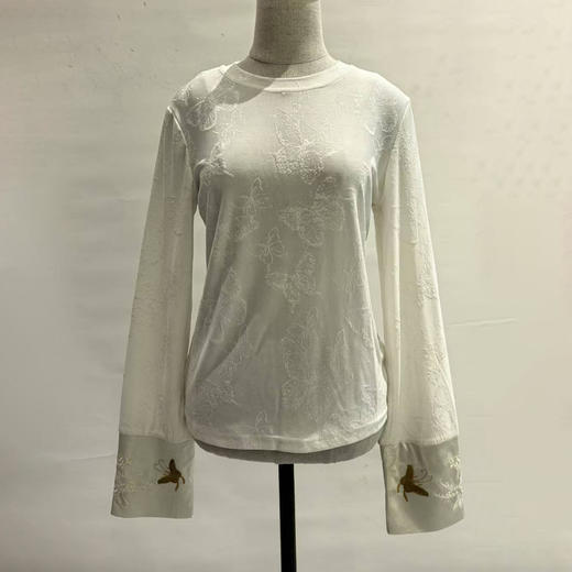 Famecoco范可儿秋冬款新中式内搭长袖T恤FAD8BB200 商品图2