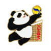 TEAM CHINA熊猫运动造型徽章-排球 商品缩略图0