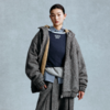 GOODBAI 冬季新款垂感连帽拉链保暖毛呢外套 商品缩略图0