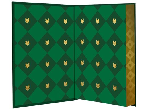 【限量真皮定制款】《列那狐的故事》-丛林法则款，限量制作，绿色山羊皮 书口鎏金暗藏花纹 商品图2