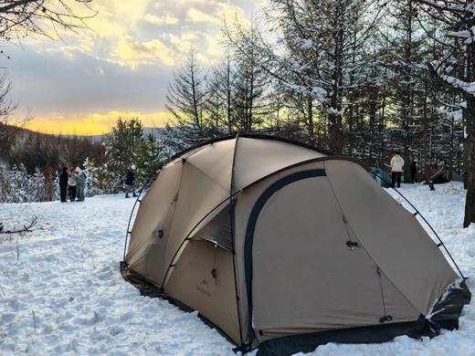 周末2天【桦皮岭雪扎露营】桦皮岭雪扎露营，雪地火锅，围炉夜话、烟花、桦皮岭徒步雾凇盛筵、赏醉美塞北雪景 商品图3