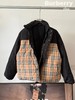 BUR情侣款拼接格纹印花立领双面穿羽绒服 商品缩略图3