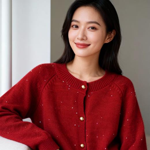 星空璀璨高光毛衣，上身高贵奢华，自带C位和聚光灯效果【3-5天发货，周末顺延】 商品图0