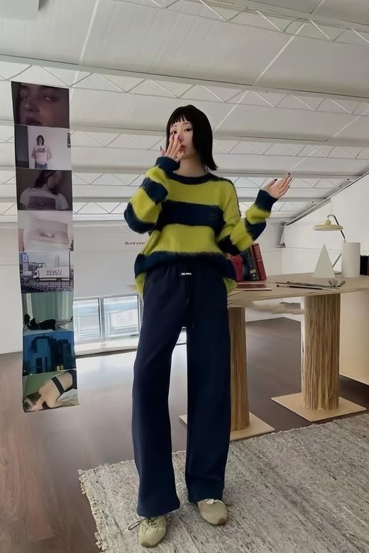 LNNNS 个性设计软糯撞色条纹毛衣 21777 商品图2