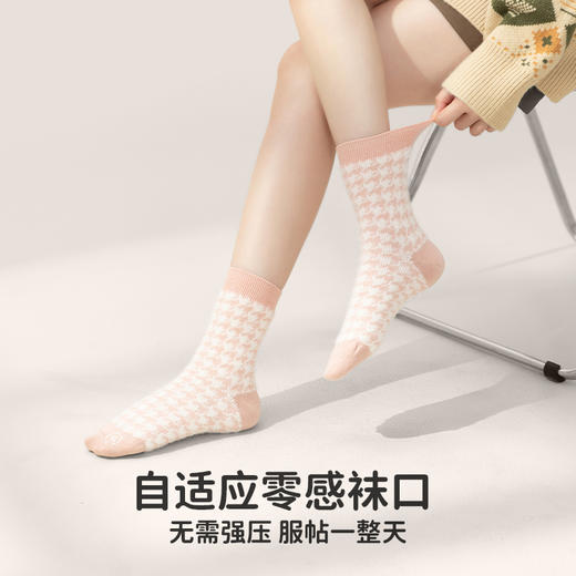 袜子女中筒袜保暖毛绒无骨长袜秋冬季加绒加厚水貂绒防臭1262 商品图1