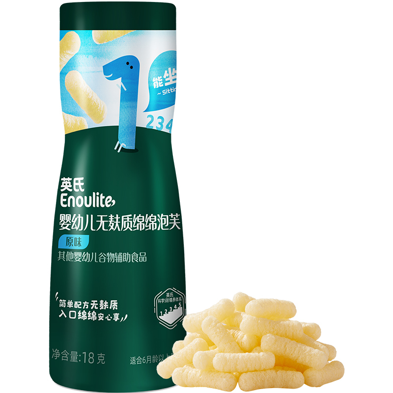 英氏婴幼儿无麸质绵绵泡芙18g