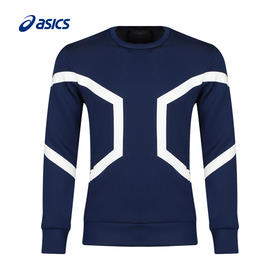 「服装正品断码清仓」ASICS 亚瑟士 男款运动印花圆领套头衫 151399