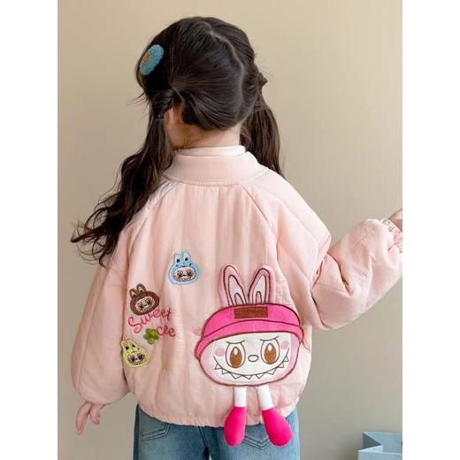童洛萌拉布布加绒加厚棉服外套冬新款儿童韩版卡通百搭棉服棉袄80-130 商品图1