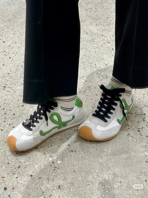 1210-4 免代 lew升级版/王一博杨幂2.0德训鞋女26款休闲平底芭蕾舞阿甘鞋 商品图3