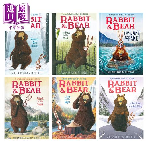 【中商原版】Rabbit and Bear 兔子和熊1-6 共6册 英文原版 绘本故事 风趣幽默 儿童英语桥梁故事书 管理情绪 学会交往方法 商品图0
