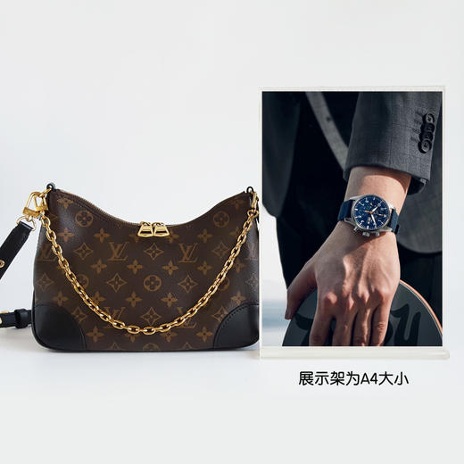 【95新】LV路易威登BOULOGNE系列M45831  老花BOULOGNE黑牛角单肩斜挎包女士 301125NJT02 商品图9