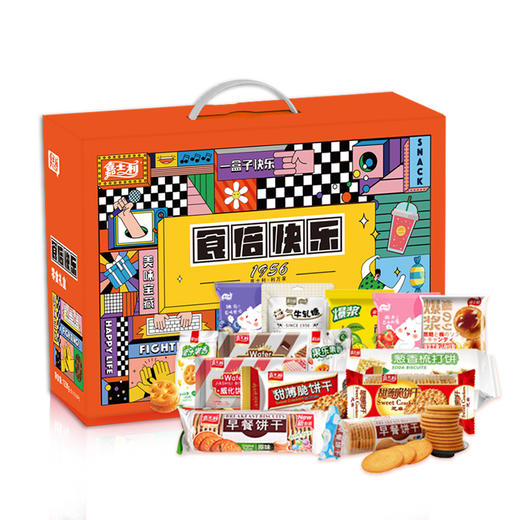 嘉士利零食礼盒-食倍快乐休闲零食1614g-XJ 商品图3