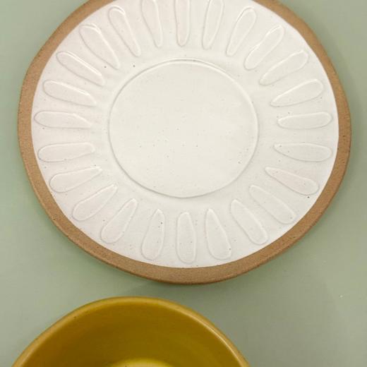 【出口餐具尾单-福利专场】波点粗陶工艺杯碟两件套【CJ25】 商品图8