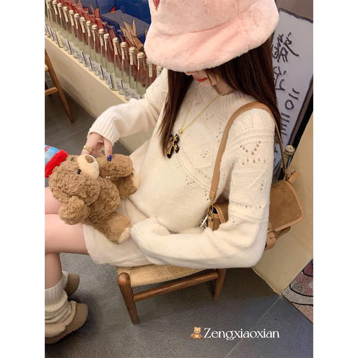 <曾小咸推荐>2.8现货秒杀 ！微信超特价！ 韩系镂空毛衣 日常189.99 立减100 秒杀89.99！！ 针织短裙 日常139.99 立减80 秒杀59.99！！ 商品图2