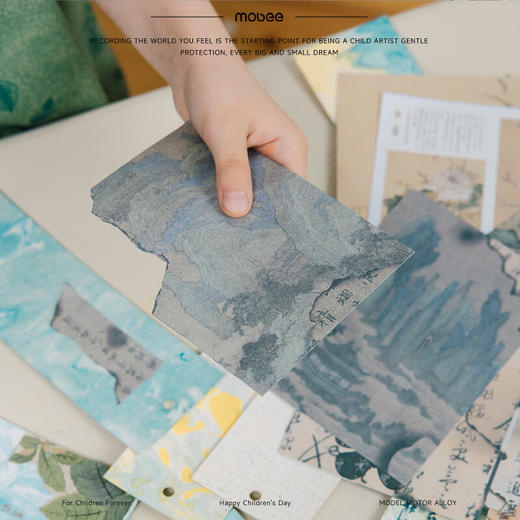 mobee水云漆荷-非遗手工扇礼盒 SG25-003 商品图8