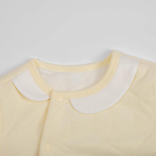 【曲奇萌熊长袖斜襟哈衣】婴幼儿0-2 岁长袖连体衣男女宝通用纯棉防风保暖透气棉基础款打底 商品图3