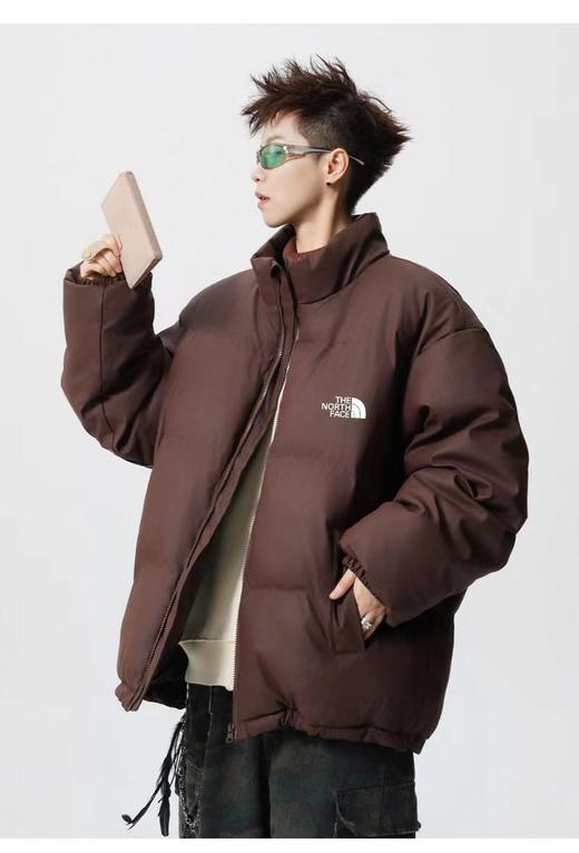 D121029简单大方拼色设计防风防水羽绒棉衣棉服 商品图2
