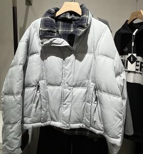 NC格子双面穿短款羽绒服50915冬季029594540132
