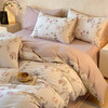 全棉磨毛~秋冬高级感主卧室纯棉四件套 轻磨毛美式田园 可爱卡通 水墨国风多种风格 贴肤裸睡级温暖舒适 商品缩略图2