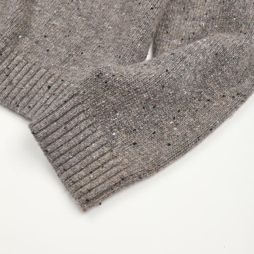 ROMI STUDIO“羊毛花纱”彩点高领套头简约老钱毛衣 RWDSST1830 商品图3