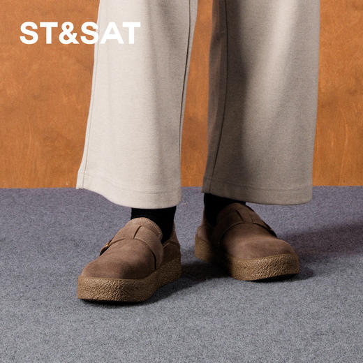 星期六男士复古休闲风百搭勃肯鞋SSD3121008 商品图3