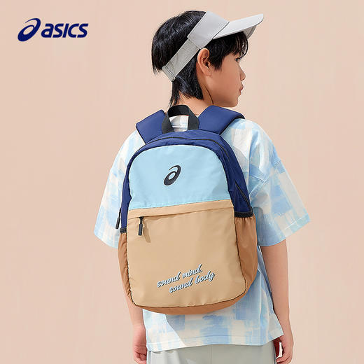 ASICS/亚瑟士童装2025年新款男女童撞色书包轻量耐磨双肩休闲书包 商品图1