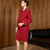 IWY/高端职业装气质女神范职场套装新年红色年会宴会连衣裙两件套C2565+Q1501 商品缩略图4