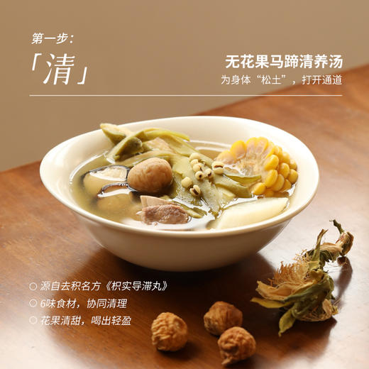 【冬养三法汤料包】冬养三法汤料包 一清二润三补 山药石斛黄芪墨鱼无花果马蹄 商品图2