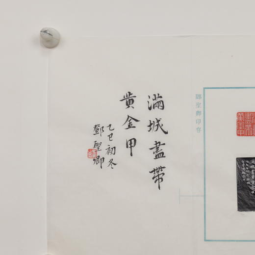 邓圣卿丨满城尽带黄金甲 3x2.8x6.6CM 手工篆刻印章作品 商品图5