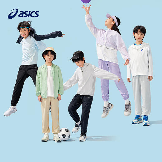 ASICS/亚瑟士童装2025年夏季新款运动梭织舒适轻薄弹力透气跃动裤 商品图4