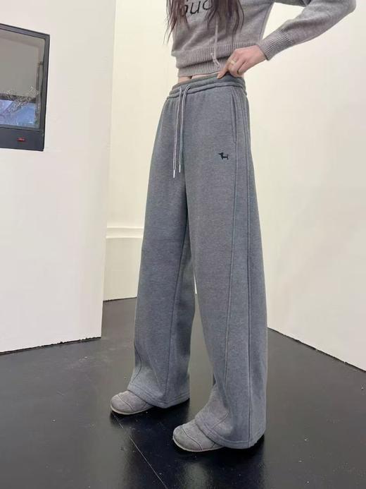 🔥品质爆款【休闲裤】8866秋冬加绒狗狗刺绣休闲裤-喜出 商品图5