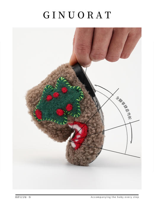 【奇诺鼠品牌直发16-30码】儿童冬季加绒雪地靴 商品图7