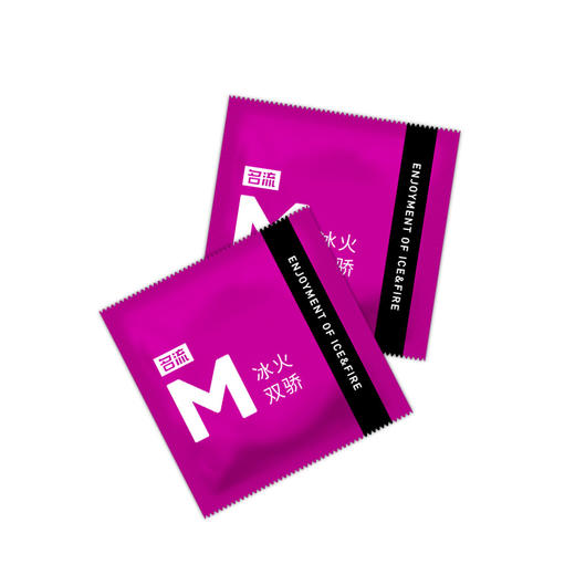 名流M系列玻尿酸冰火双娇避孕套安全套10只装 商品图5