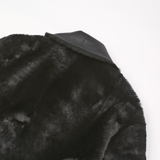 ROMI STUDIO西班牙进口美利奴皮毛一体两穿大翻领皮草 RWCWWG7021 商品图7